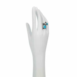 Budget 🔥 Mine Finds By Jay King Jay King Redskin Turquoise Sterling Silver Bypass Ring ✔️ -Deals Mine Store unnamed file 1917