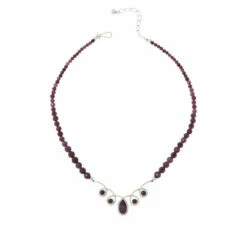 Wholesale ๐ Mine Finds By Jay King Jay King Sterling Silver Gallery Collection Pink Sapphire Necklace โจ