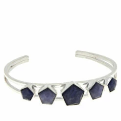 New ✨ Mine Finds By Jay King Jay King Gallery Collection Tanzanite 5-Stone Cuff Bracelet 🥰