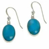 Budget 🔔 Mine Finds By Jay King Jay King Sterling Silver Kingman Turquoise Oval Drop Earrings 👏