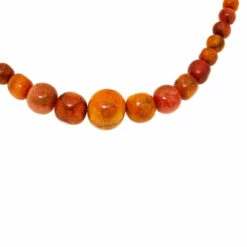 Best Pirce ⌛ Mine Finds By Jay King Jay King Sterling Silver Orange Coral Graduated Bead Necklace 🤩 -Deals Mine Store unnamed file 1996