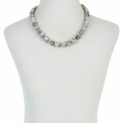 Cheapest 🛒 Mine Finds By Jay King Jay King Sterling Silver Orchid Stone Graduated Bead Necklace 🥰 -Deals Mine Store unnamed file 2009