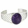 Top 10 🤩 Mine Finds By Jay King Jay King Sterling Silver Basketweave Charoite Cuff 😀
