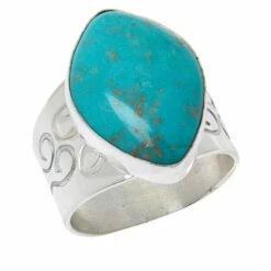 Cheapest 🔥 Mine Finds By Jay King Jay King Sterling Silver Andean Blue Turquoise Ring 😍