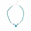 Best deal ✨ Mine Finds By Jay King Jay King Sterling Silver Sonoran Blue Turquoise Beaded Drop Necklace 👍