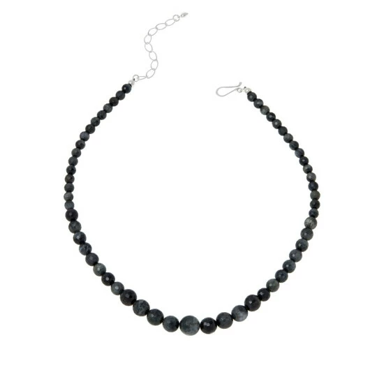 Best deal 🥰 Mine Finds By Jay King Jay King Sterling Silver Eagle's Eye Quartzite Graduated Bead Necklace ❤️ 3 Best deal 🥰 Mine Finds By Jay King Jay King Sterling Silver Eagle's Eye Quartzite Graduated Bead Necklace ❤️ - Image 3