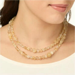 Outlet ⭐ Mine Finds By Jay King Jay King Sterling Silver Citrine Bead 36" Necklace 🤩 -Deals Mine Store unnamed file 204