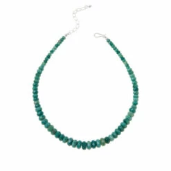 Promo 🌟 Mine Finds By Jay King Jay King Green Chrome Chalcedony Graduated Bead Necklace ✔️
