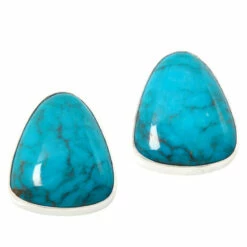Deals 🎁 Mine Finds By Jay King Jay King Sterling Silver Spider Web Turquoise Earrings 🤩