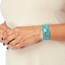 Brand new 👏 Mine Finds By Jay King Jay King Gemstone Sterling Silver 7-Strand Layered Magnetic Bracelet Lapis 🔔 -Deals Mine Store unnamed file 226