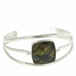 Discount 🤩 Mine Finds By Jay King Jay King Sterling Silver Gemstone Reversible Flip Cuff Bracelet ✨
