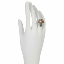 Buy 🔔 Mine Finds By Jay King Jay King Sterling Silver Petrified Wood And Dragon Mountain Stone Ring 😀 -Deals Mine Store unnamed file 243