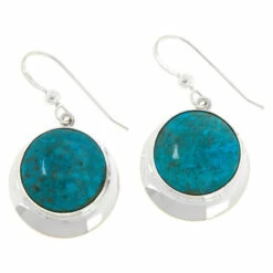 Wholesale 🔔 Mine Finds By Jay King Jay King Sterling Silver Chrysocolla Drop Earrings 🤩
