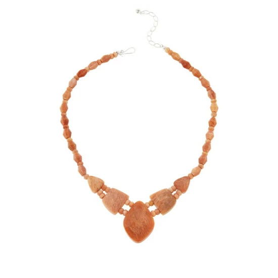 Discount ๐ Mine Finds By Jay King Jay King Sterling Silver Peach Stone Necklace ๐งจ 1 Discount ๐ Mine Finds By Jay King Jay King Sterling Silver Peach Stone Necklace ๐งจ