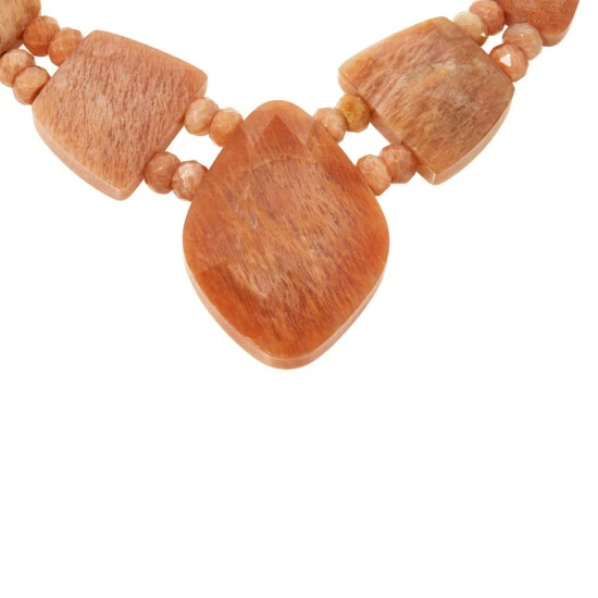 Discount ๐ Mine Finds By Jay King Jay King Sterling Silver Peach Stone Necklace ๐งจ 2 Discount ๐ Mine Finds By Jay King Jay King Sterling Silver Peach Stone Necklace ๐งจ - Image 2