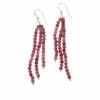 New 💯 Mine Finds By Jay King Jay King Pink Tourmaline Bead 3-Strand Dangle Earrings 😍