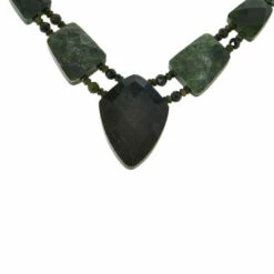Promo 😀 Mine Finds By Jay King Jay King Sterling Silver Dark Green Nephrite Jade Necklace ✔️ -Deals Mine Store unnamed file 302