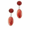 Buy 🎁 Mine Finds By Jay King Jay King Gallery Collection Red Spiny Oyster Shell Drop Earrings 😉
