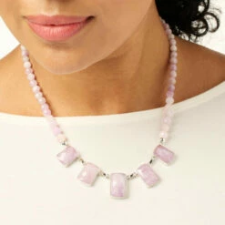 Buy 👍 Mine Finds By Jay King Jay King Gallery Collection Sterling Silver Purple Kunzite Necklace 💯 -Deals Mine Store unnamed file 31