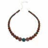 Discount 🎁 Mine Finds By Jay King Jay King Red And Green Jasper Graduated Bead Necklace 👏