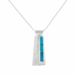 Best deal 🛒 Mine Finds By Jay King Jay King Sterling Silver Sonoran Blue Turquoise Chain Necklace 💯