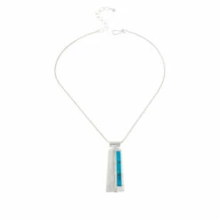 Best deal 🛒 Mine Finds By Jay King Jay King Sterling Silver Sonoran Blue Turquoise Chain Necklace 💯 -Deals Mine Store unnamed file 332