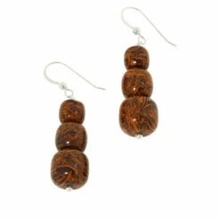 Flash Sale 🎉 Mine Finds By Jay King Jay King Sterling Silver Gold Sparkle Stone Bead Drop Earrings 💯