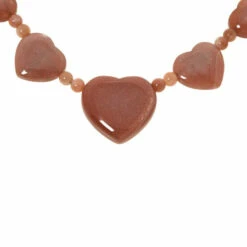 Promo 🥰 Mine Finds By Jay King Jay King Sterling Silver Autumn Glaze Orange Sunstone Hearts Necklace 🤩 -Deals Mine Store unnamed file 346