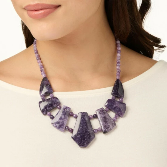 Hot Sale ๐คฉ Mine Finds By Jay King Jay King Sterling Silver Lepidolite Necklace ๐ฅ 2 Hot Sale ๐คฉ Mine Finds By Jay King Jay King Sterling Silver Lepidolite Necklace ๐ฅ - Image 2
