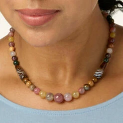 Buy 🤩 Mine Finds By Jay King Jay King Multicolor Rainbow Stone Bead Necklace 🎁 -Deals Mine Store unnamed file 381