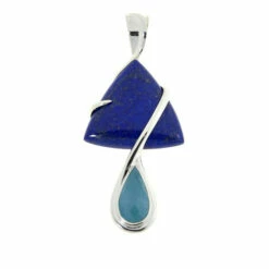 Outlet 🧨 Mine Finds By Jay King Jay King Gallery Collection Lapis And Aquamarine Pendant ⌛