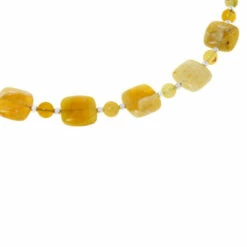 Promo 😀 Mine Finds By Jay King Jay King Sterling Silver Yellow Opal Bead Necklace ✨ -Deals Mine Store unnamed file 390