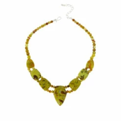 Outlet 🤩 Mine Finds By Jay King Jay King Sterling Silver Madagascar Green Opal Necklace 🔔