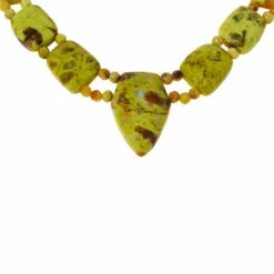 Outlet 🤩 Mine Finds By Jay King Jay King Sterling Silver Madagascar Green Opal Necklace 🔔 -Deals Mine Store unnamed file 395