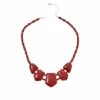 Wholesale 🧨 Mine Finds By Jay King Jay King Sterling Silver Composite Red Coral Beaded Bib Necklace ✨
