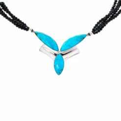 Wholesale 🧨 Mine Finds By Jay King Jay King Gallery Collection Turquoise And Black Spinel Necklace 👏 -Deals Mine Store unnamed file 428