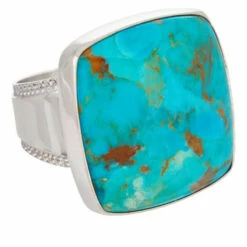 Best Sale 🌟 Mine Finds By Jay King Jay King Sterling Silver Southern Arizona Turquoise Composite Ring 😀 -Deals Mine Store unnamed file 434