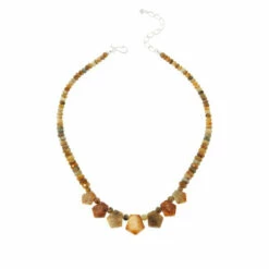 Budget 🎁 Mine Finds By Jay King Jay King Sterling Silver Multicolor Golden Sapphire Necklace 🤩