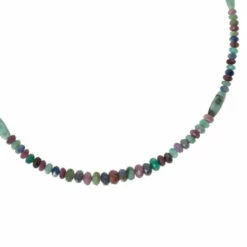 Best deal 🌟 Mine Finds By Jay King Jay King Sterling Silver Multicolor Multigemstone Bead Necklace 😀 -Deals Mine Store unnamed file 453