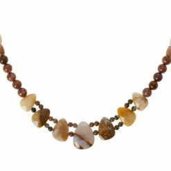 Hot Sale 🥰 Mine Finds By Jay King Jay King Sterling Silver Opal In Chalcedony And Jasper Necklace 😍 -Deals Mine Store unnamed file 456