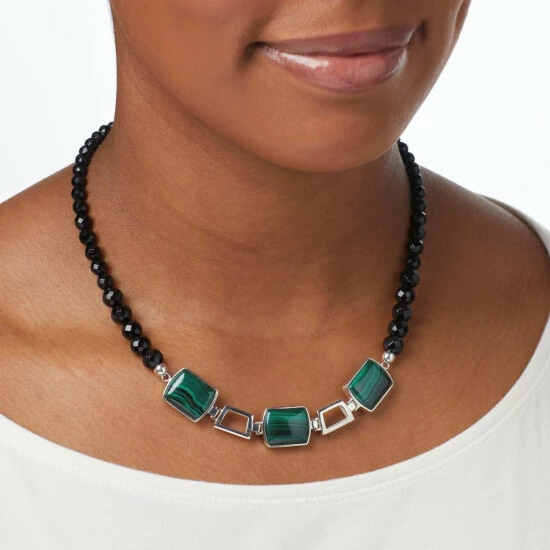 Promo ๐ฅ Mine Finds By Jay King Jay King Gallery Collection Malachite & Chalcedony Reversible Necklace โจ 5 Promo ๐ฅ Mine Finds By Jay King Jay King Gallery Collection Malachite & Chalcedony Reversible Necklace โจ - Image 5