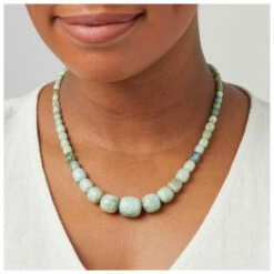 Cheapest 🥰 Mine Finds By Jay King Jay King Sterling Silver Blue-Green Diopside Graduated Bead Necklace 👏 -Deals Mine Store unnamed file 511