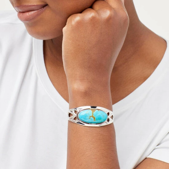 Promo ๐ฅ Mine Finds By Jay King Jay King Gallery Collection Gold-Color Matrix Turquoise Cuff Bracelet ๐ 2 Promo ๐ฅ Mine Finds By Jay King Jay King Gallery Collection Gold-Color Matrix Turquoise Cuff Bracelet ๐ - Image 2