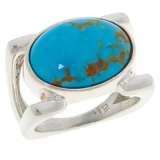 Buy โ Mine Finds By Jay King Jay King Gallery Collection Gold-Color Matrix Turquoise Ring ๐ 5 Buy โ Mine Finds By Jay King Jay King Gallery Collection Gold-Color Matrix Turquoise Ring ๐ - Image 5