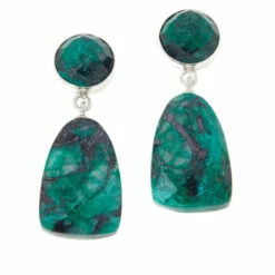 Top 10 👍 Mine Finds By Jay King Jay King Sterling Silver Parrot Wing Stone Drop Earrings 👏