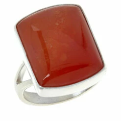 Promo 🥰 Mine Finds By Jay King Jay King Sterling Silver Tangerine Chalcedony Ring 💯