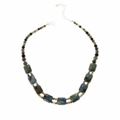 Budget ⌛ Mine Finds By Jay King Jay King Labradorite And Black Chalcedony Reversible Necklace 👏