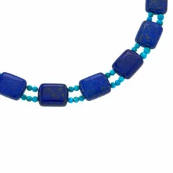 Outlet ❤️ Mine Finds By Jay King Jay King Turquoise Composite And Lapis Reversible Necklace 😍 -Deals Mine Store unnamed file 572