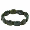 Top 10 🧨 Mine Finds By Jay King Jay King Dark Green Nephrite Jade Stretch Bracelet 🧨