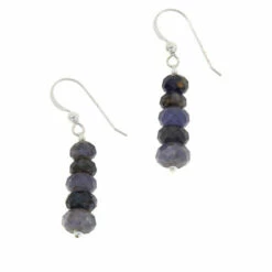 Top 10 🌟 Mine Finds By Jay King Jay King Iolite Faceted Rondelle Bead Drop Earrings 🥰